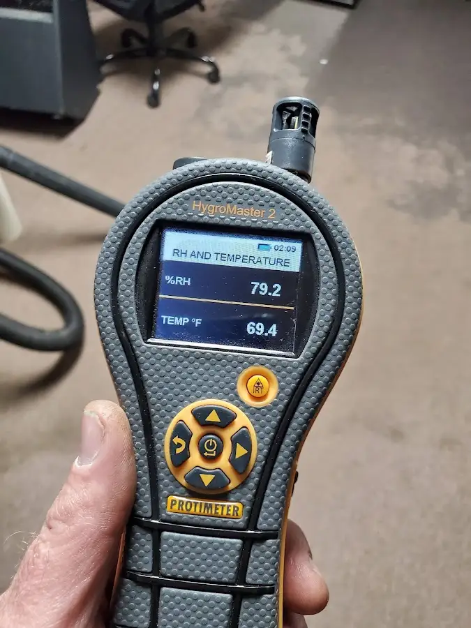 Moisture meter humidity assessment for Mold Remediation & Removal in Chardon